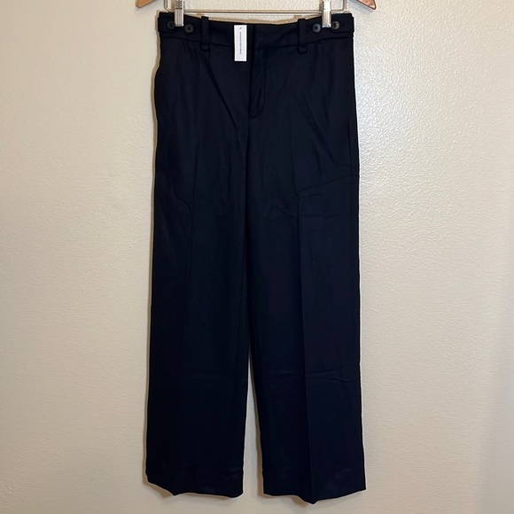 NWT Banana Republic Black Wool Blend Pants - Picture 1 of 15